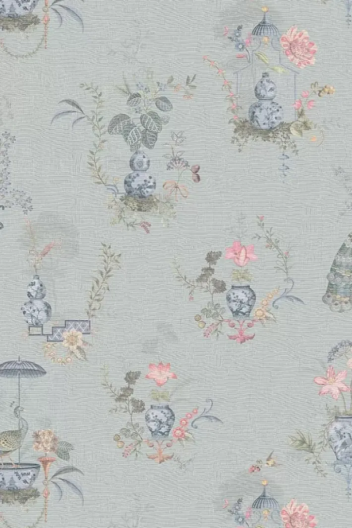 Clearance Pip Studio Chinese Porcelain Vinyltapete Hell Blau