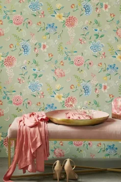 Hot Pip Studio Good Evening Vinyltapete Grun