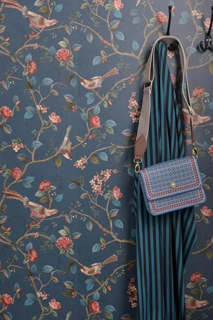 Pip Studio Good Nightingale Vliestapete Dunkel Blau