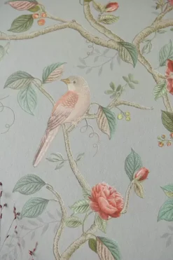 New Pip Studio Good Nightingale Vliestapete Hellblau/ Grau