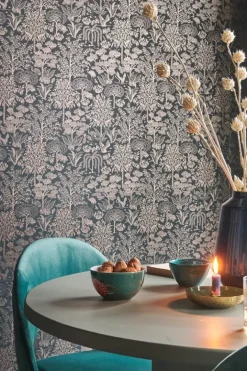 Clearance Pip Studio Origami Tree Vliestapete Dunkel /Rosegold Blau