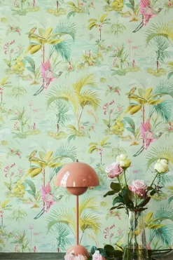 Best Pip Studio Palm Scene Vliestapete Grun