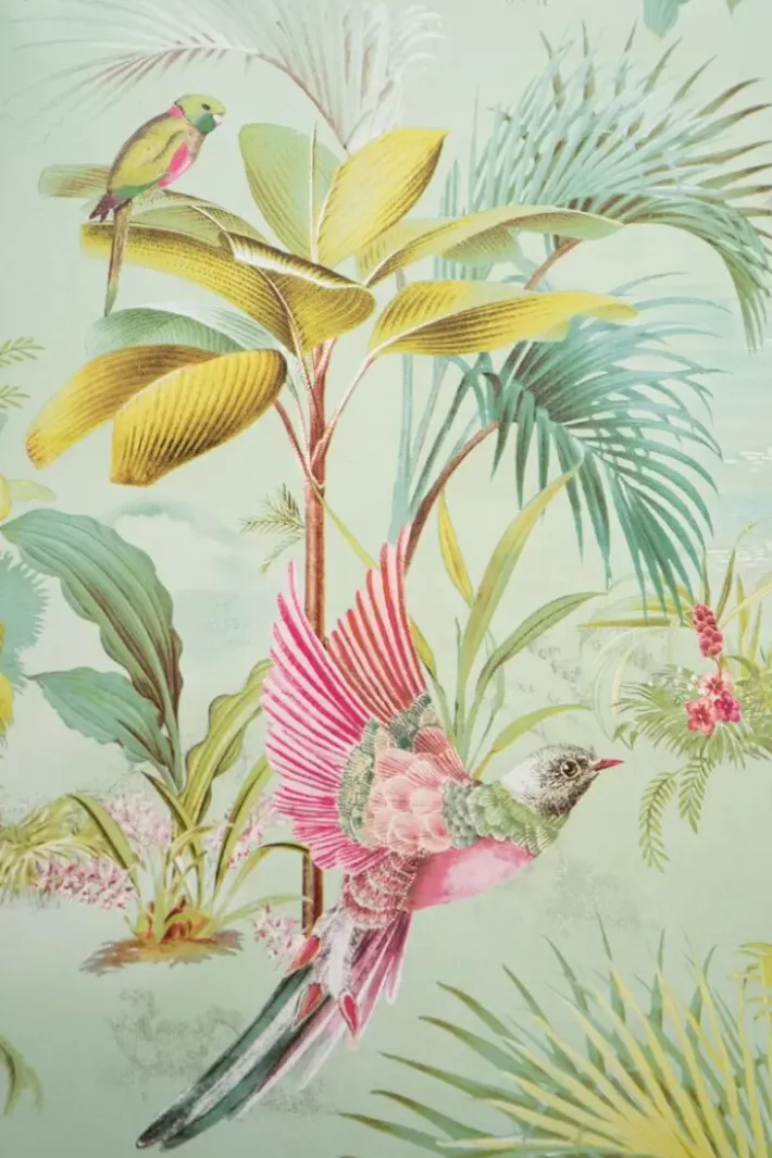 Best Pip Studio Palm Scene Vliestapete Grun