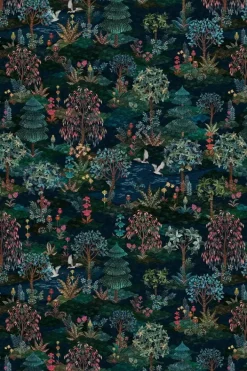 Hot Pip Studio Pip Garden Infinito Wallpower Dunkelblau