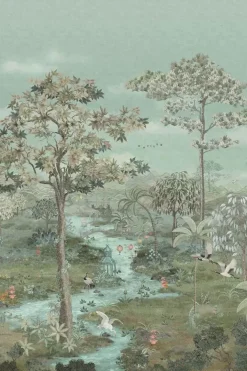 Outlet Pip Studio Pip Paradise Wallpower Grun