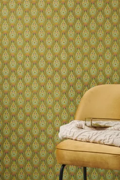 Clearance Pip Studio Raindrops Vliestapete /Ocre Gelb