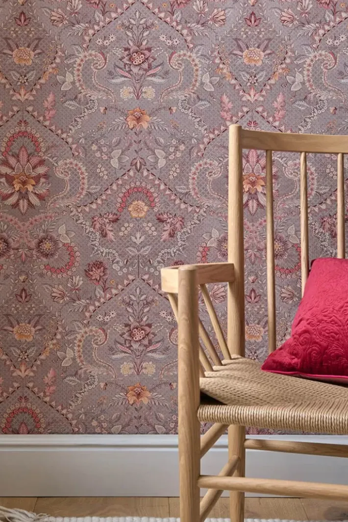 Pip Studio Saluti Vinyltapete Mauve Violett