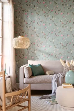 Discount Pip Studio Tokyo Blossom Vliestapete Jade Grun