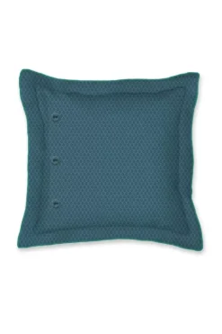 Pip Studio Quadratisches Zierkissen Il Paradiso Dunkelblau
