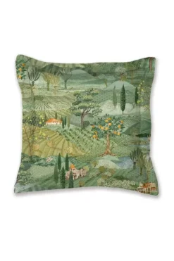 Clearance Pip Studio Quadratisches Zierkissen Toscana Grun
