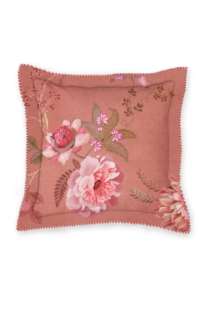 Online Pip Studio Quadratisches Zierkissen Tokyo Bouquet /Terra Rosa