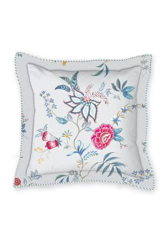 Sale Pip Studio Quadratisches Zierkissen Flower Festival Weis