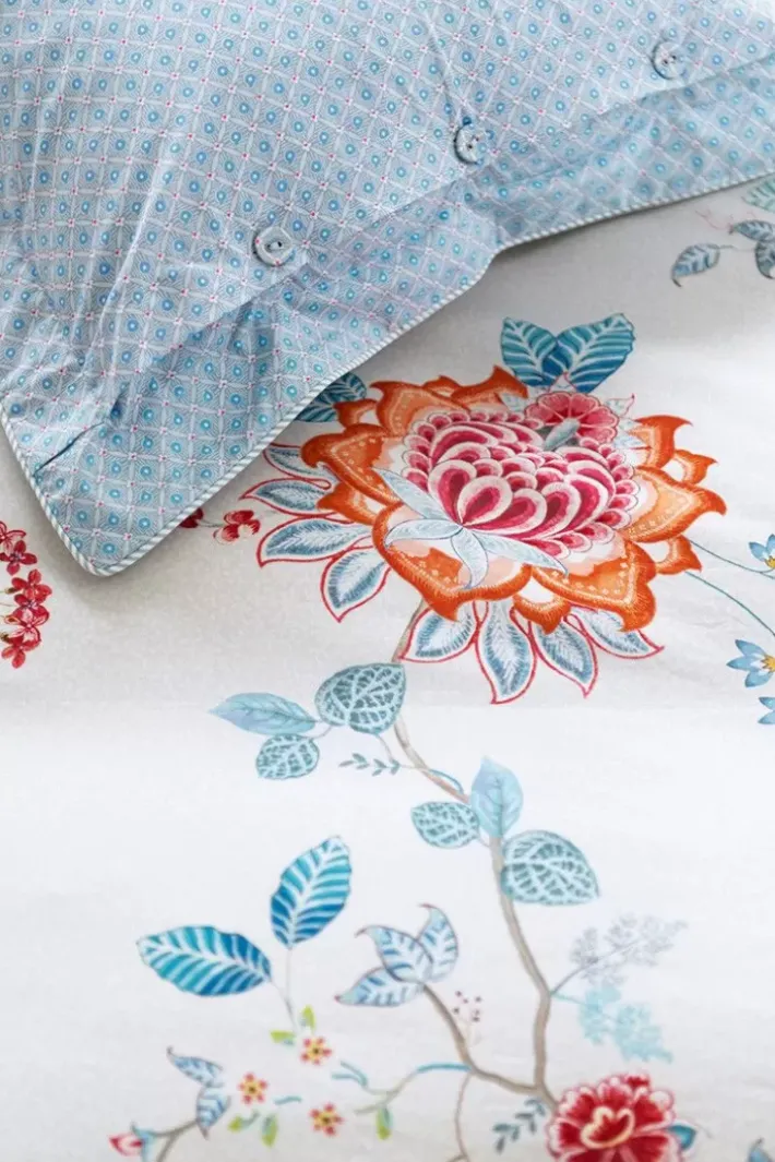 Sale Pip Studio Quadratisches Zierkissen Flower Festival Weis