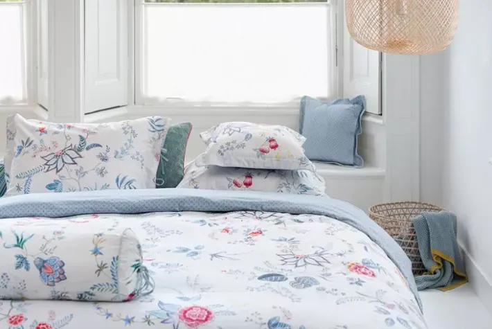 Sale Pip Studio Quadratisches Zierkissen Flower Festival Weis