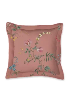 New Pip Studio Quadratisches Zierkissen Fleur Grandeur Rosa