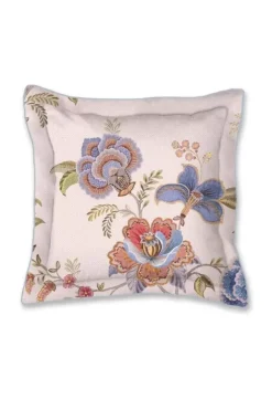 Clearance Pip Studio Quadratisches Zierkissen Cece Fiore S Weis