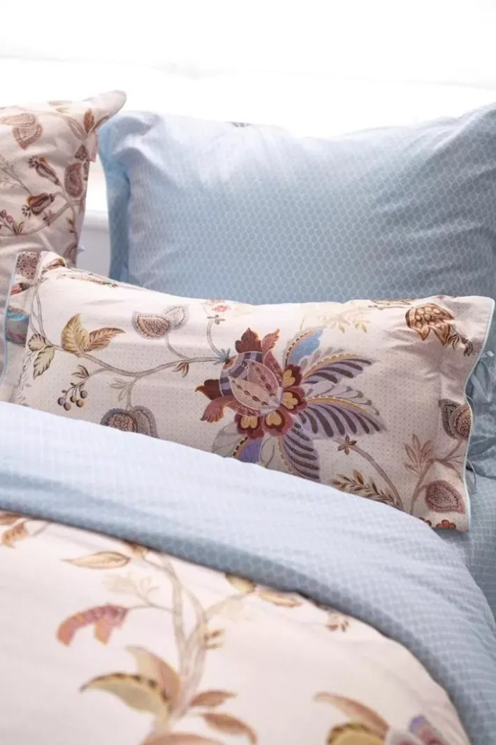 New Pip Studio Rechteckige Zierkissen Cece Fiore S Weis