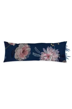 Discount Pip Studio Rechteckige Zierkissen Lang Tokyo Bouquet Dunkel Blau