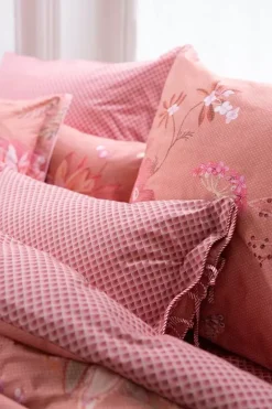 Pip Studio Rechteckige Zierkissen Tokyo Bouquet /Terra Rosa