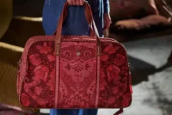 Discount Pip Studio Reisetasche Medium Kyoto Festival Dunkel Rosa