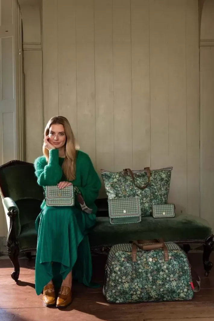 Online Pip Studio Reisetaschen Medium Tutti I Fiori Grun