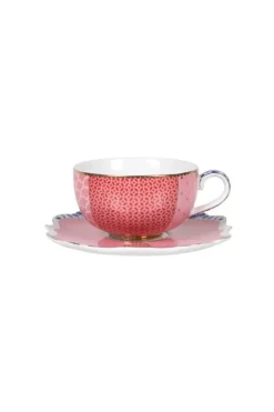 New Pip Studio Royal Multi Espressotasse & Untertasse Rosa