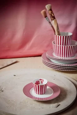 Sale Pip Studio Royal Stripes Eierbecher Dunkel Rosa