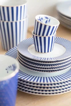 Discount Pip Studio Royal Stripes Essteller 26.5 Cm Blau