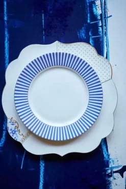 Clearance Pip Studio Royal Stripes Frühstücksteller 21 Cm Blau