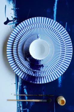 Discount Pip Studio Royal Stripes Gebäckteller 17 Cm Blau