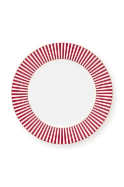 Discount Pip Studio Royal Stripes Gebäckteller Dunkel 17Cm Rosa