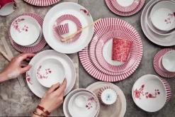 Discount Pip Studio Royal Stripes Gebäckteller Dunkel 17Cm Rosa