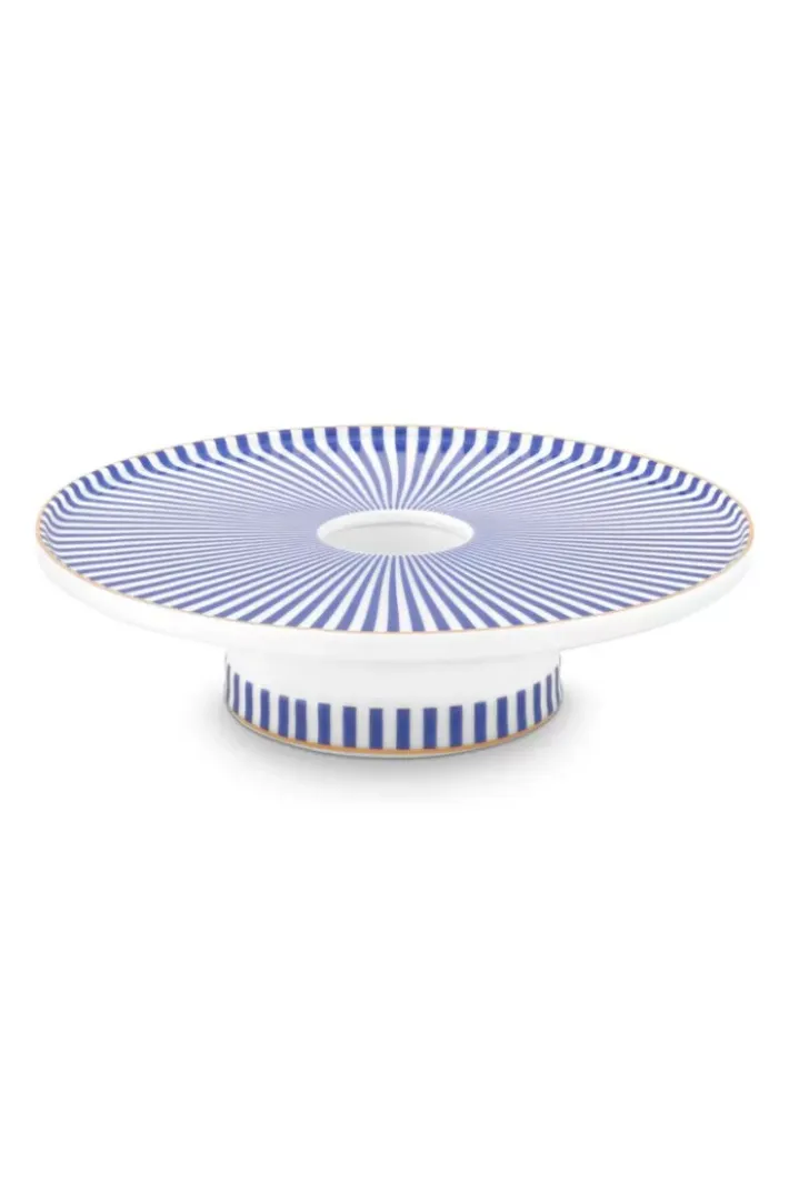 Sale Pip Studio Royal Stripes Kerze Schale 13 Cm Blau