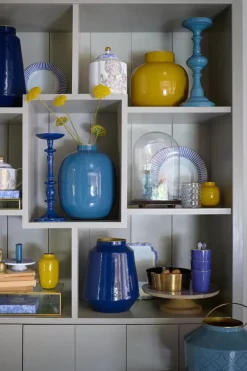 Sale Pip Studio Royal Stripes Kerze Schale 13 Cm Blau