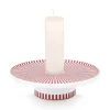 Pip Studio Royal Stripes Kerze Schale 14Cm Rosa