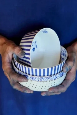 Best Pip Studio Royal Stripes Schale 15 Cm Blau