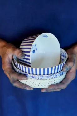 Best Pip Studio Royal Stripes Schale 15 Cm Blau