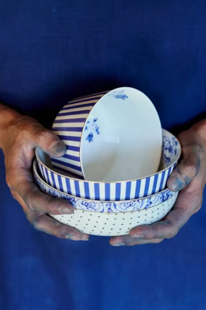 Best Pip Studio Royal Stripes Schale 15 Cm Blau