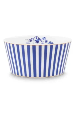 Outlet Pip Studio Royal Stripes Schale 12 Cm Blau