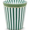 Online Pip Studio Royal Stripes Tasse & Teebeutelablage Grun