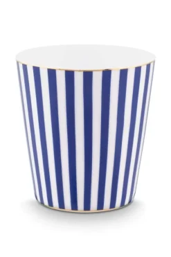 Hot Pip Studio Royal Stripes Tasse & Teebeutelablage Blau