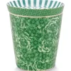 Best Pip Studio Royal Stripes Tasse Blumen & Teebeutelablage Grun