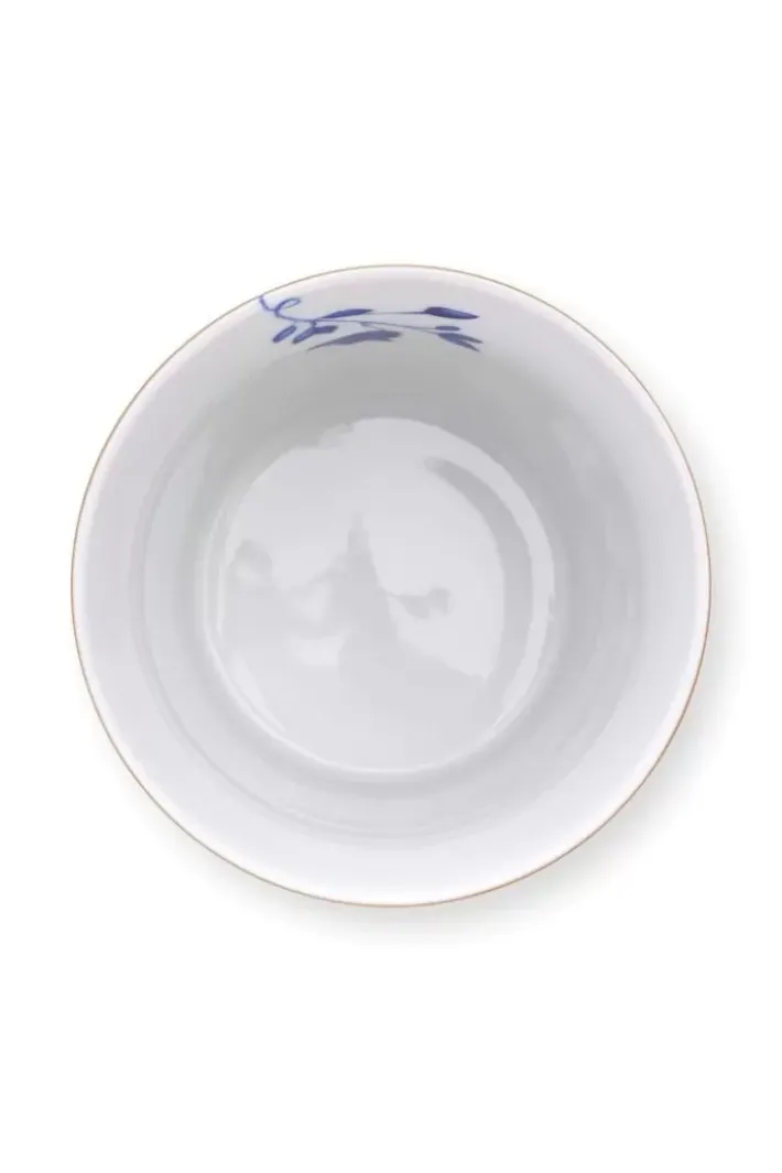 New Pip Studio Royal Stripes Tasse Blumen & Teebeutelablage Blau