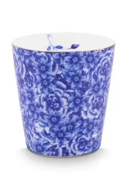 New Pip Studio Royal Stripes Tasse Blumen & Teebeutelablage Blau
