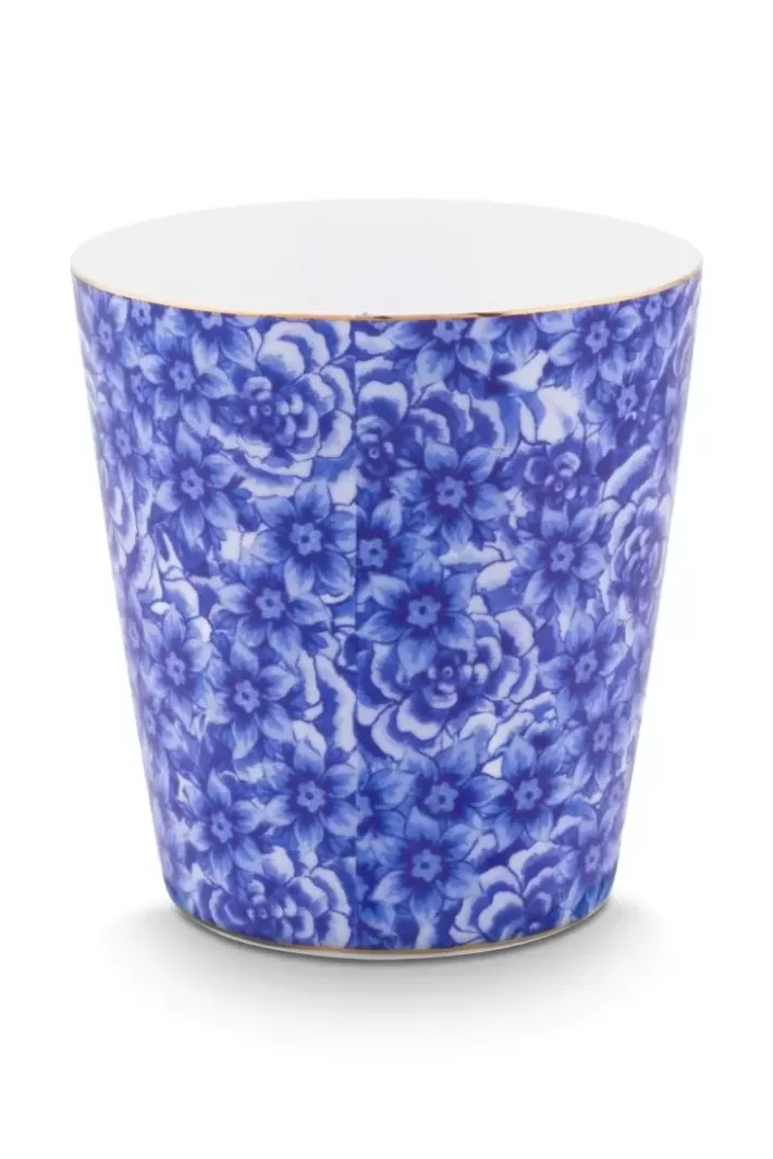 New Pip Studio Royal Stripes Tasse Blumen & Teebeutelablage Blau