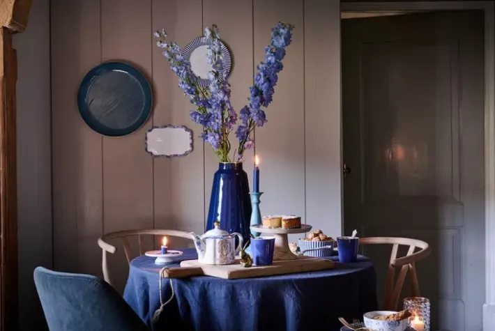 Outlet Pip Studio Royal Stripes Tasse Dots Blau