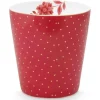 Discount Pip Studio Royal Stripes Tasse Punkte Dunkel Rosa