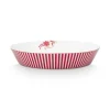 Clearance Pip Studio Royal Stripes Tiefer Teller Dunkelrosa 21.5Cm