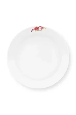 Clearance Pip Studio Royal Stripes Tiefer Teller Dunkelrosa 21.5Cm