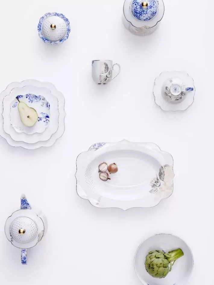 Hot Pip Studio Royal White Espresso Tasse & Untertasse